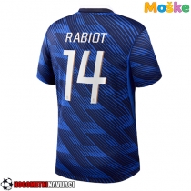 Moške Nogometnih dresov Francija Adrien Rabiot #14 Domači SP 2026 Kratki rokavi